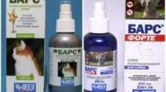 Барц падає з бліх і кліщів: застосування та дозування